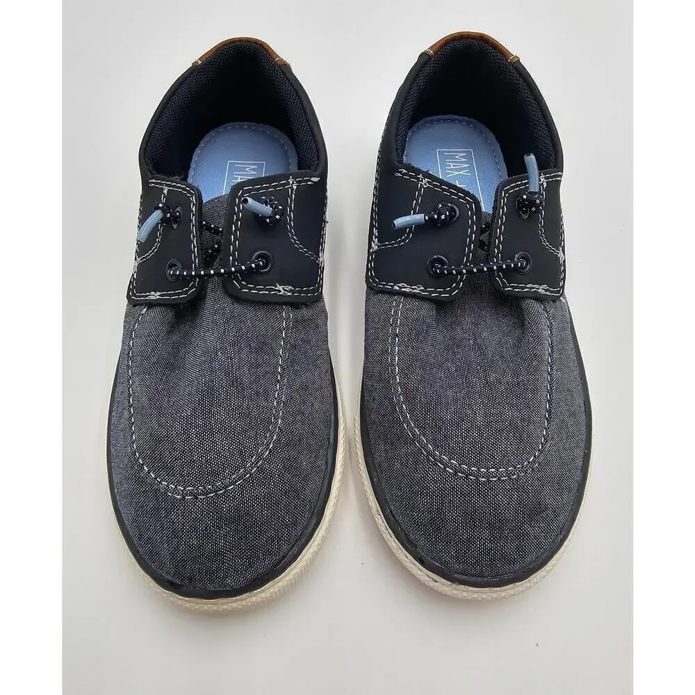 Max + Jake Boy's Size 12 Blue Boat Shoes